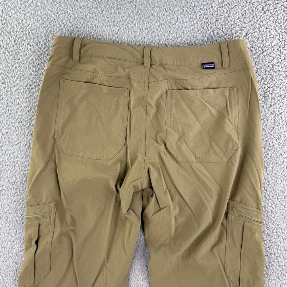 Patagonia Pants Womens Size 10 Beige Tribune Cargo Nylon Gorpcore - Picture 4 of 14